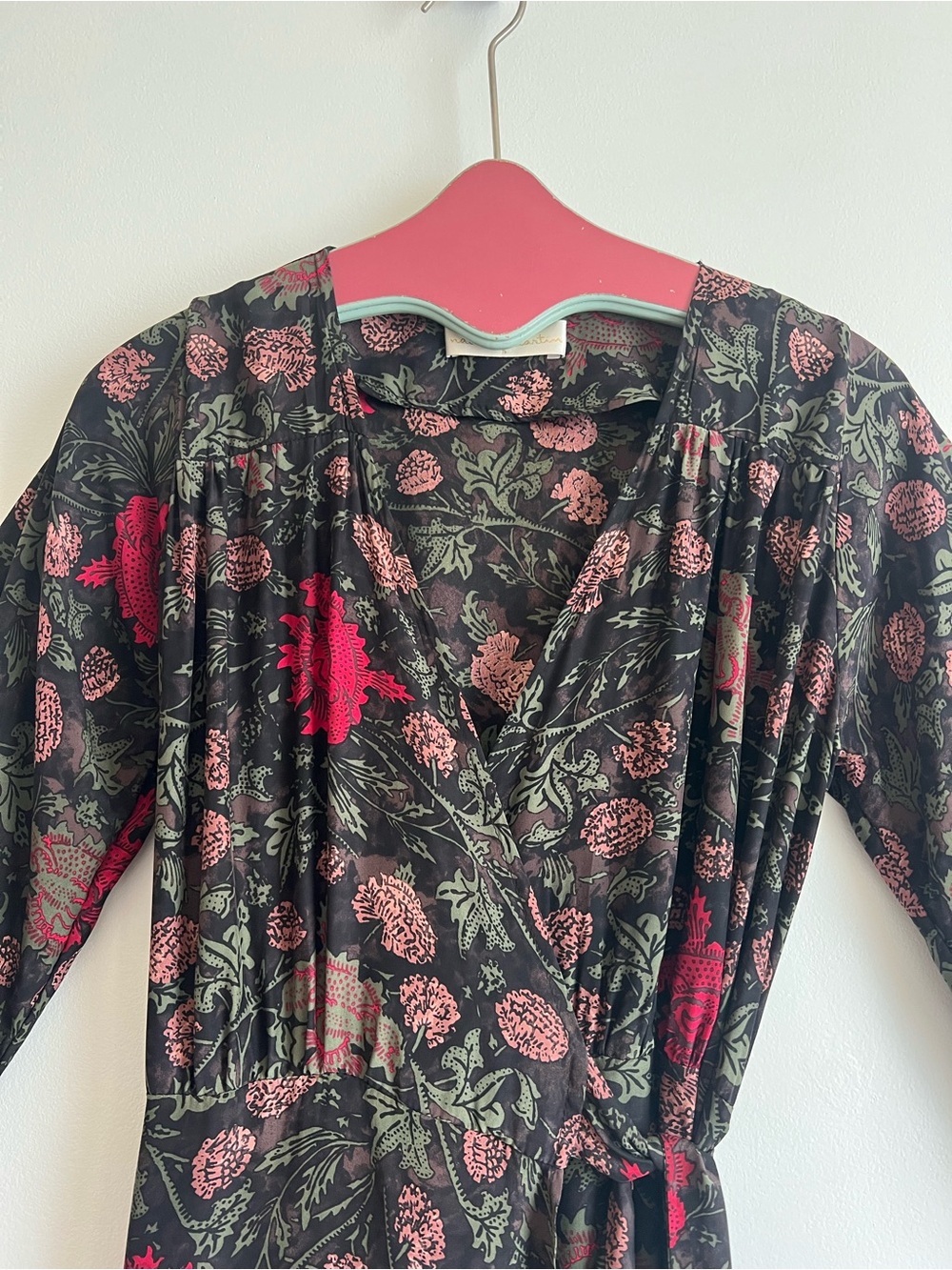 Natalie Martin Kate Long Sleeve Maxi Dress in Lehua Black - Picture 5 of 16